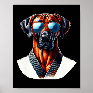 Poster Karate Rodesian Ridgeck Legal Vibes