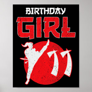 Poster Karate Taekwondo, Arte Marcial De Aniversário De 1
