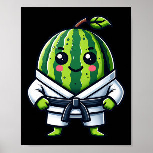 Poster Karate Watermelon Champion