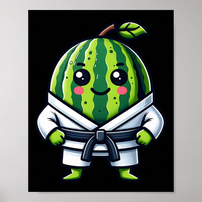 Poster Karate Watermelon Champion (Frente)
