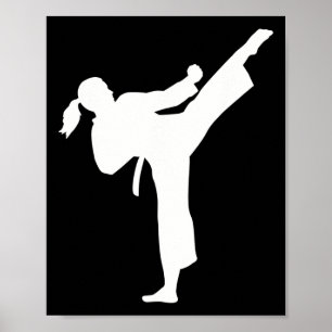 Poster Karate Woman