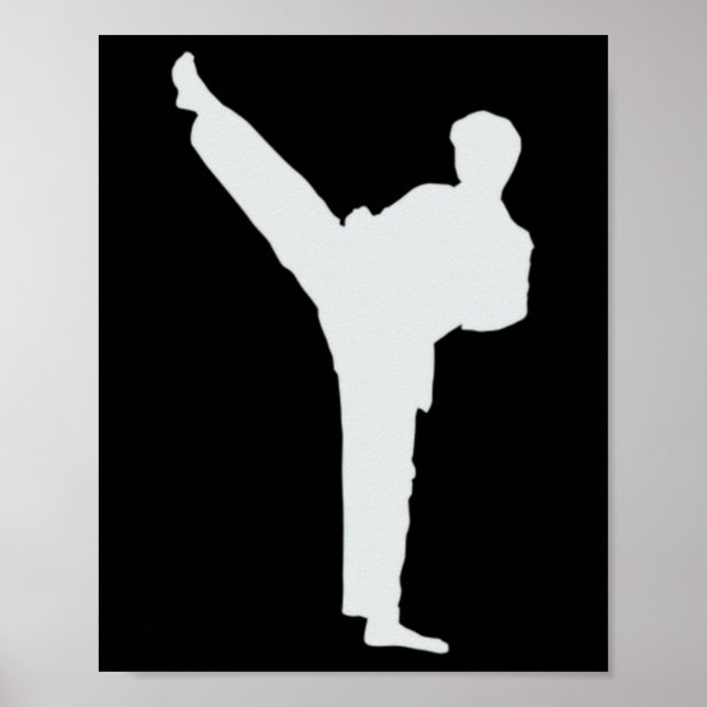Poster Karato de Artes Marciais (Frente)