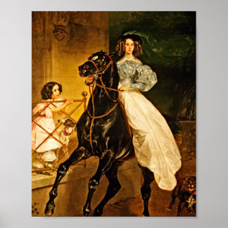 Poster Karl Bryullov - Um Cavaleiro
