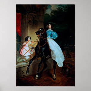Poster Karl Bryullov: Um Cavaleiro