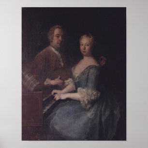 Pôster Karl-Heinrich Graun e sua esposa Anna-Louise