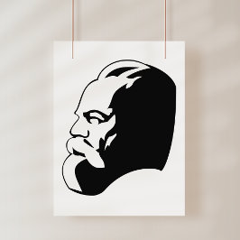 Poster Karl Marx, Comunismo, Socialismo, União Soviética