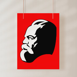 Poster Karl Marx, Comunismo, Socialismo, União Soviética