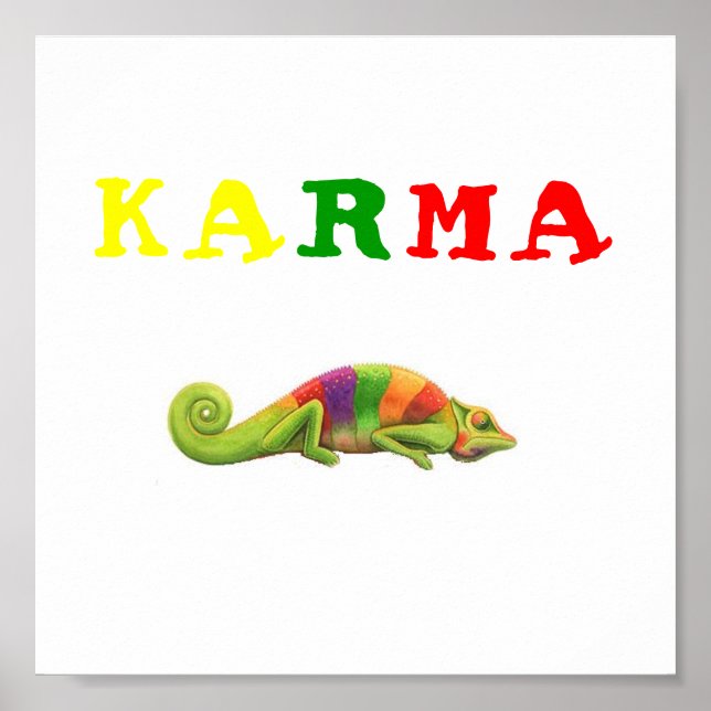 PÔSTER KARMA KAMELEON (Frente)