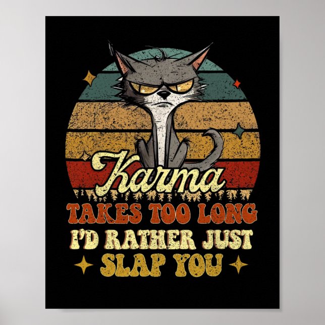 Poster Karma leva muito tempo... que Preferencialmentes t (Frente)