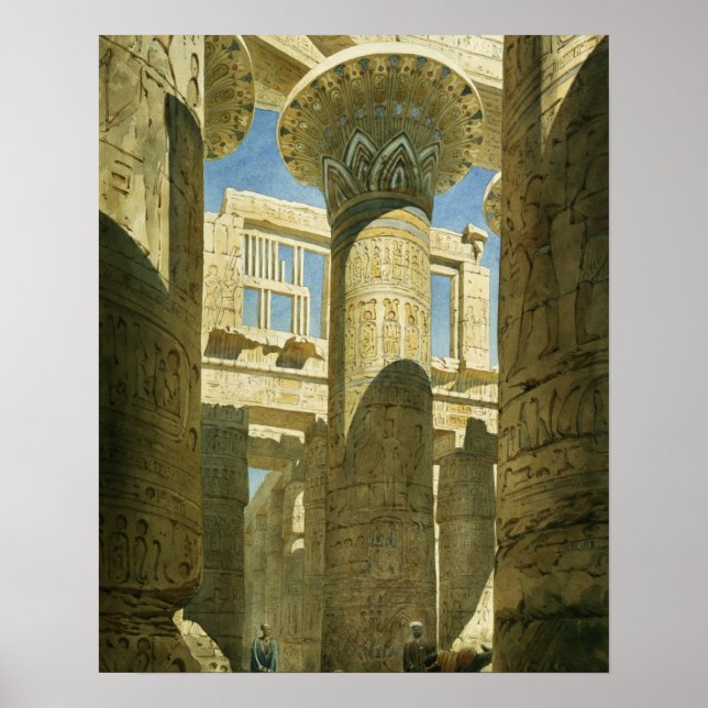 Pôster Karnak, c.1866 (c/c no papel) (Frente)