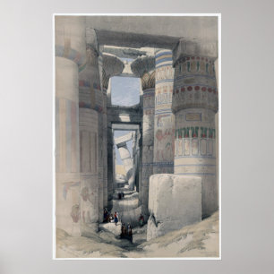 Poster Karnak - Dromos ou primeira corte do templo