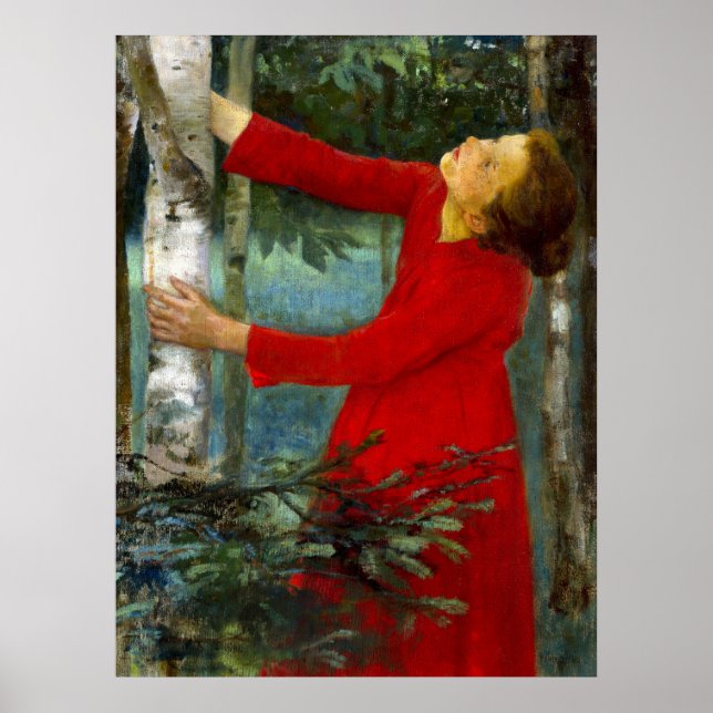 Poster Károly Ferenczy - Canto de Pássaro (Frente)