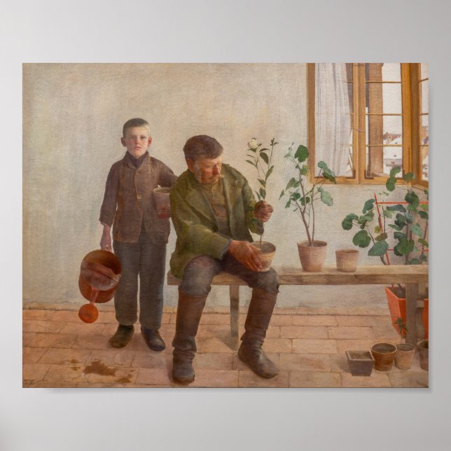 Poster Károly Ferenczy - Jardineiros (Frente)