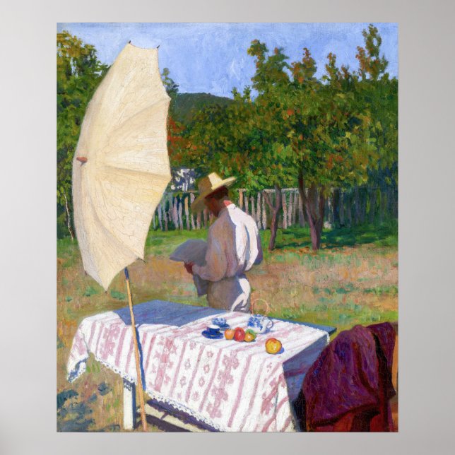 Poster Károly Ferenczy - Outubro (Frente)