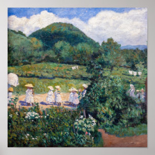 Poster Károly Ferenczy - Piquenique em Maio (Dia de Verão