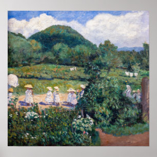 Poster Károly Ferenczy - Piquenique em Maio (Dia de Verão
