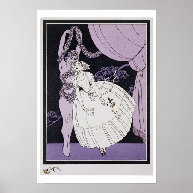 Pôster Karsavina, 1914 (pochoir print) 2 (Frente)