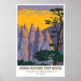 Poster Kasha - Monumento Nacional de Katuwe Tent Rocks