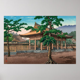 Poster Kashihara Shrine por Tsuchiya Koitsu