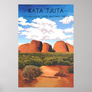Poster Kata Tjuta - Parque Nacional Uluru Kata Tjuta