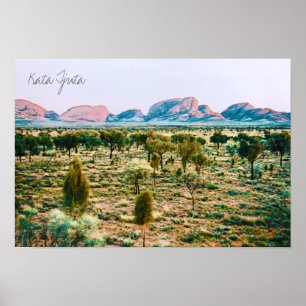 Poster Kata Tjuta The Olgas Central Australia viagem