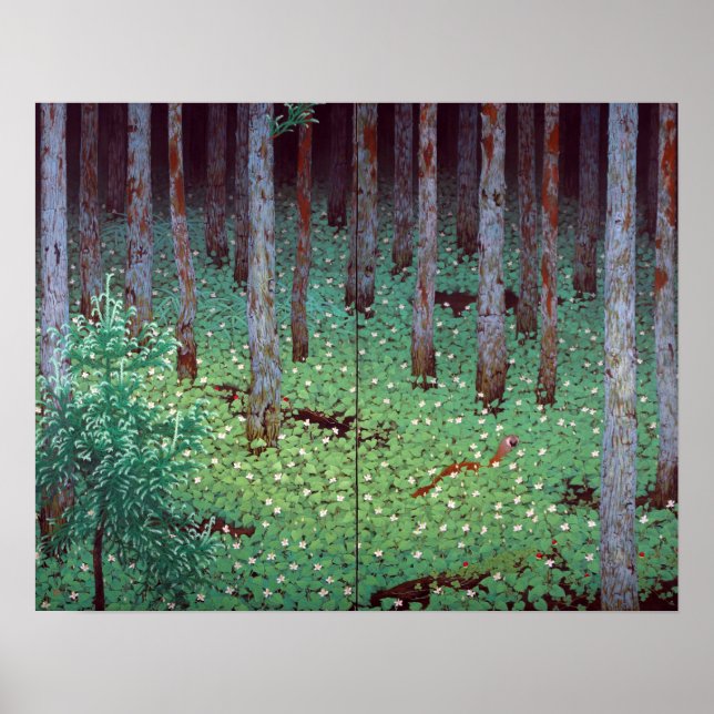 Poster Katayama Bokuyo Mori Forest (Frente)