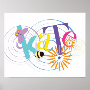 Poster Kate Poster, fundo branco