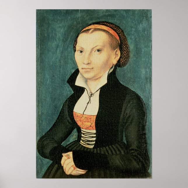 Poster Katharina von Bora, futura esposa de Martin (Frente)
