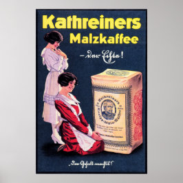 Poster KATHREINERS MALZKAFFEE Café alemão Bebida em pó