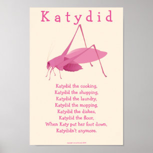 Poster Katydid