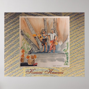 Poster Kauai Hawaii por Chloe Dee Noble