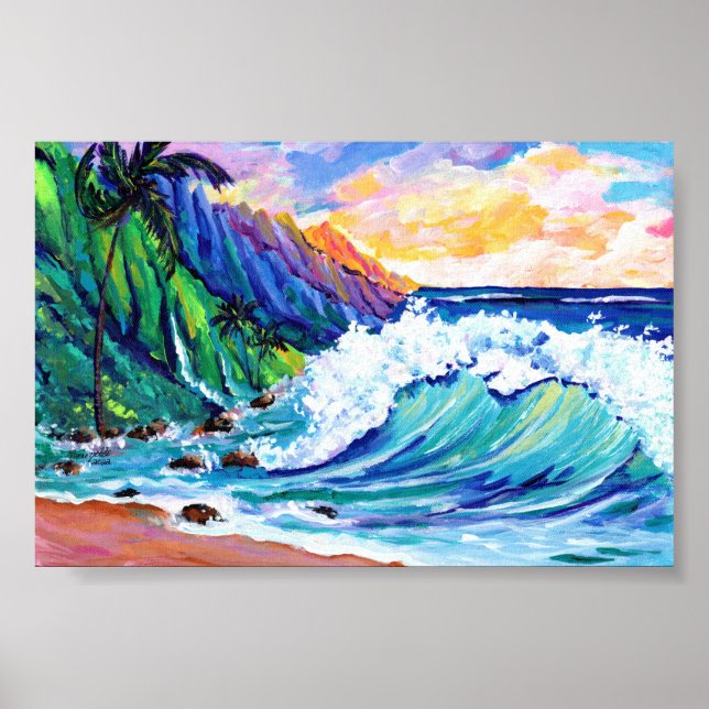 Poster Kauai Na Costa Pali (Frente)