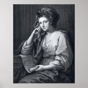 Poster Kauffman - Desenho de uma Mulher