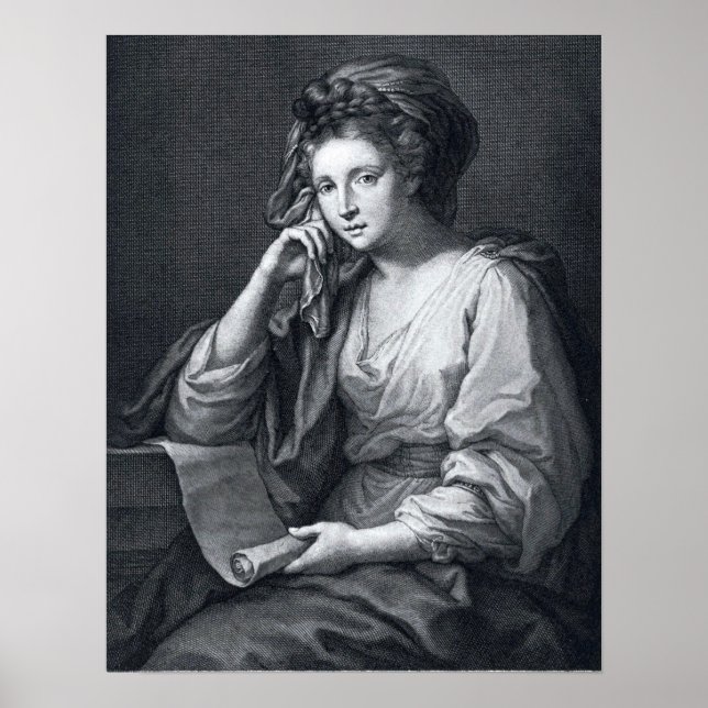 Poster Kauffman - Desenho de uma Mulher (Frente)