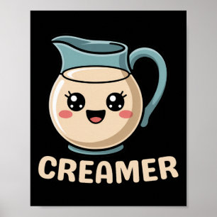Poster Kawaii Creamer Café Cute Halloween Costume Rista