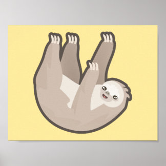 Pôster Kawaii Sloth