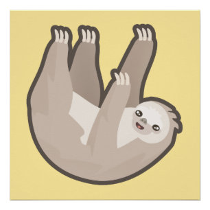 Pôster Kawaii Sloth
