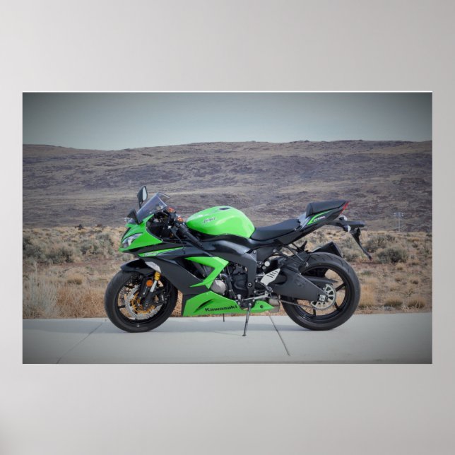 Pôster Kawasaki Ninja 636 (Frente)