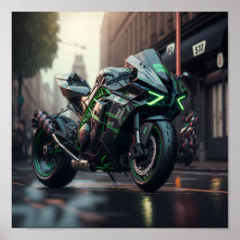 Poster Kawasaki Ninja H2R