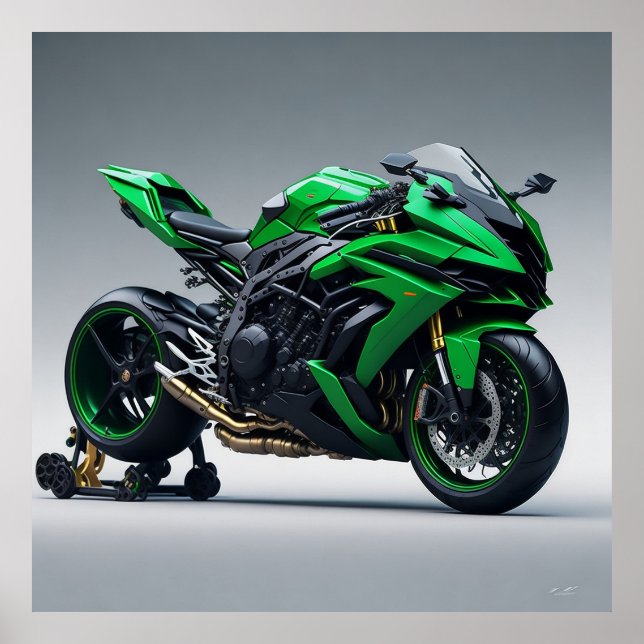Poster Kawasaki Ninja H2R (Frente)