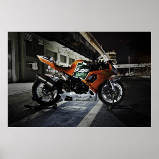 Poster Kawasaki ZX-10R, da SL Racing