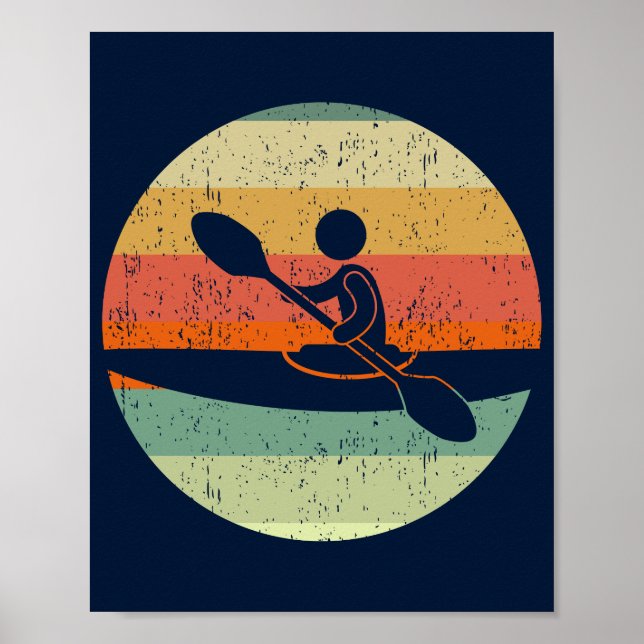 Poster Kayak Sunset legal (Frente)