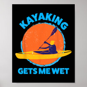 Poster Kayaking me faz divertir-me no Natal das Bruxas Ka