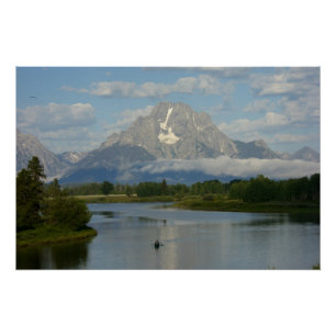 Pôster Kayaking no Parque Nacional de Grand Teton