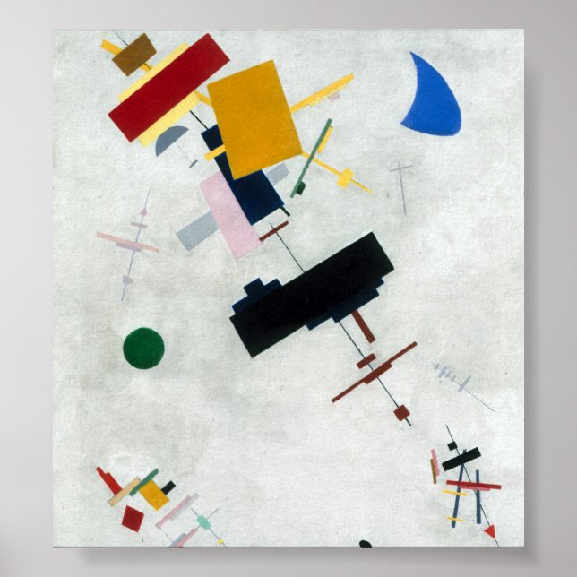 Pôster Kazimir Malevich - Suprematismo (Frente)