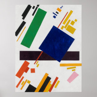 Poster Kazimir Malevich Suprematismo Composição