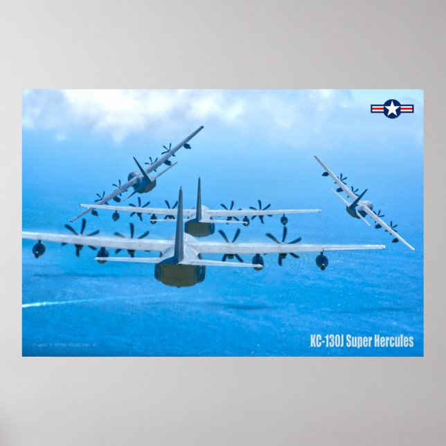 POSTER KC-130J SUPER HERCULES (Frente)