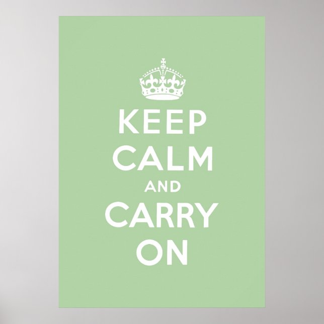 Poster keep calm and carry on Original (Frente)