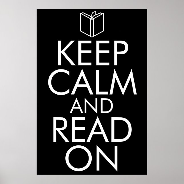 POSTER KEEP CALM AND READ ON (Frente)
