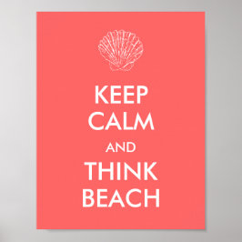 Poster - KEEP CALM BEACH